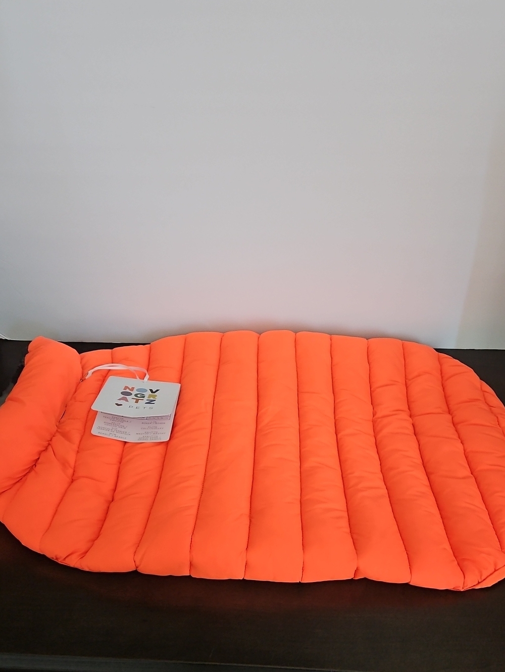 NWT Orange Quilted Dog Reversible Vest Size XL